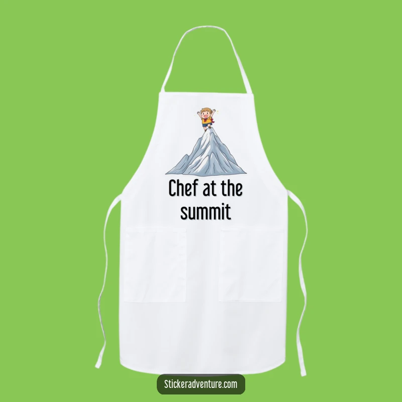 Funny Mountain Climber Apron: Cook with Triumph, Practical Funny Gift!