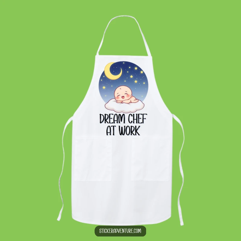 Funny Sleeping Being Apron: Dreamy Kitchen Fun for Star Lovers