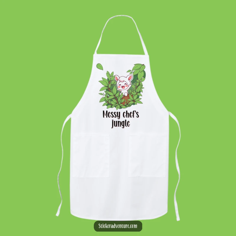 Funny Jungle Navigator Apron: Cook Up an Adventure!