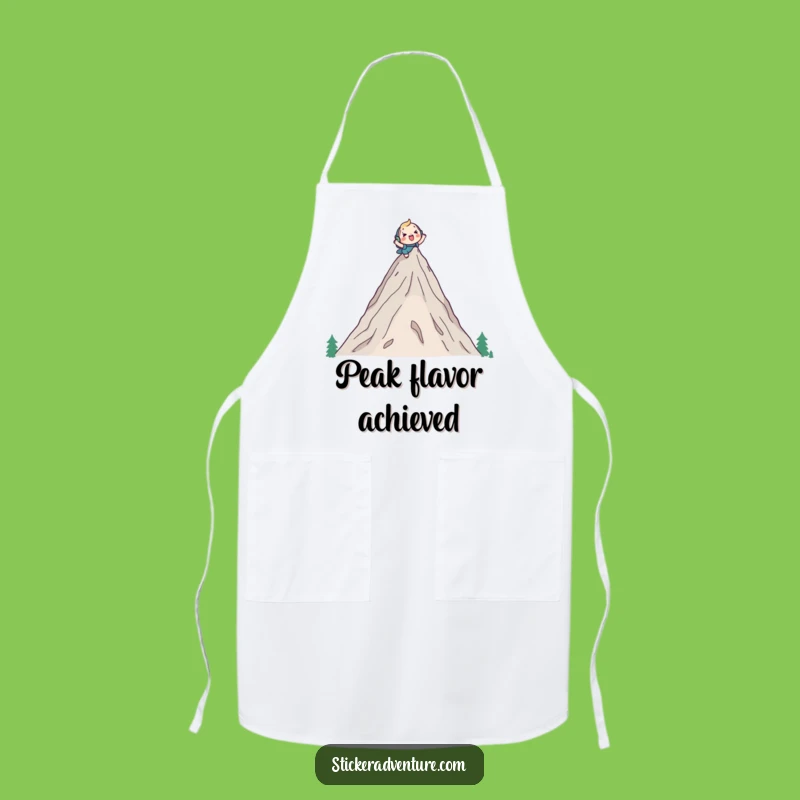 Funny Mountain Climber Apron: Cook with Adventurous Flair