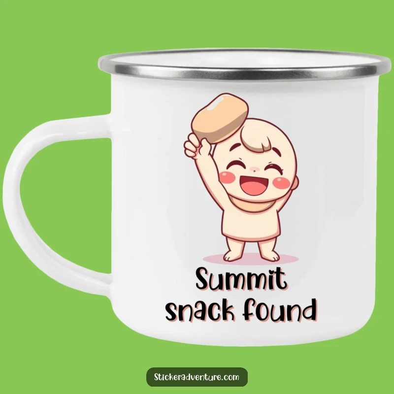 Funny Shiny Pebble Camp Mug: Sip Your Adventure with This Joyful, Funny Mug