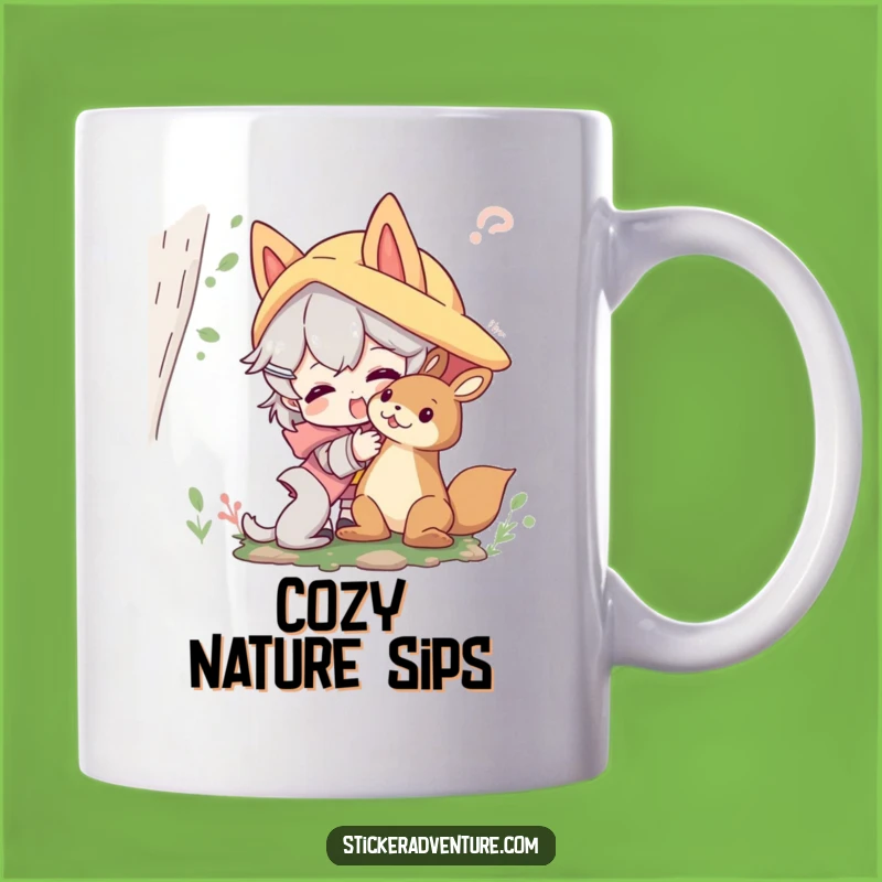 Funny Forest Friends Mug - Playful Character Nature Creature Gift