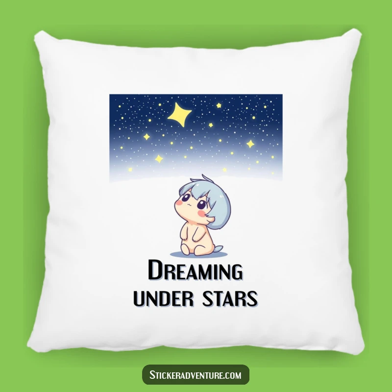 Funny Starry Night Sky Pillow: Cozy Comfort with Celestial Humor.