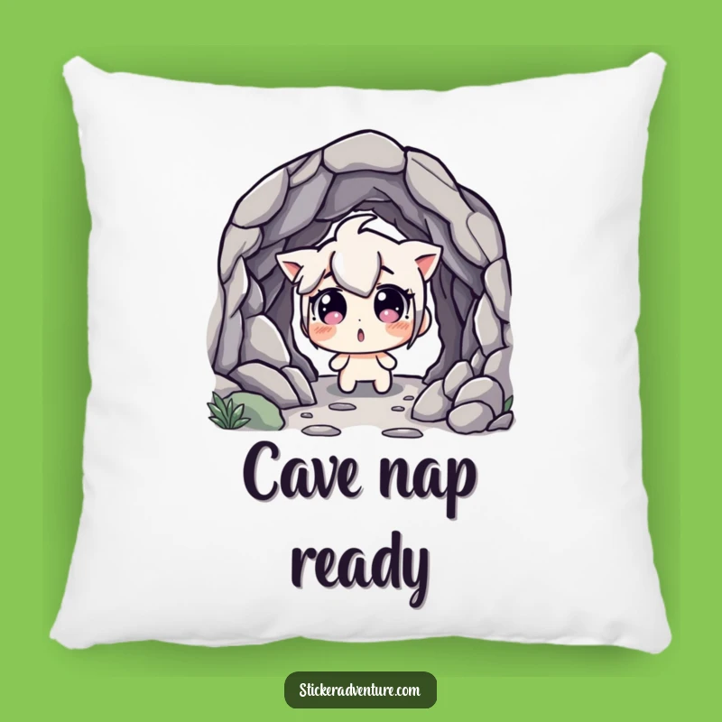 Funny Cave Discovery Pillow: Cozy Surprise, Comfy and Humorous
