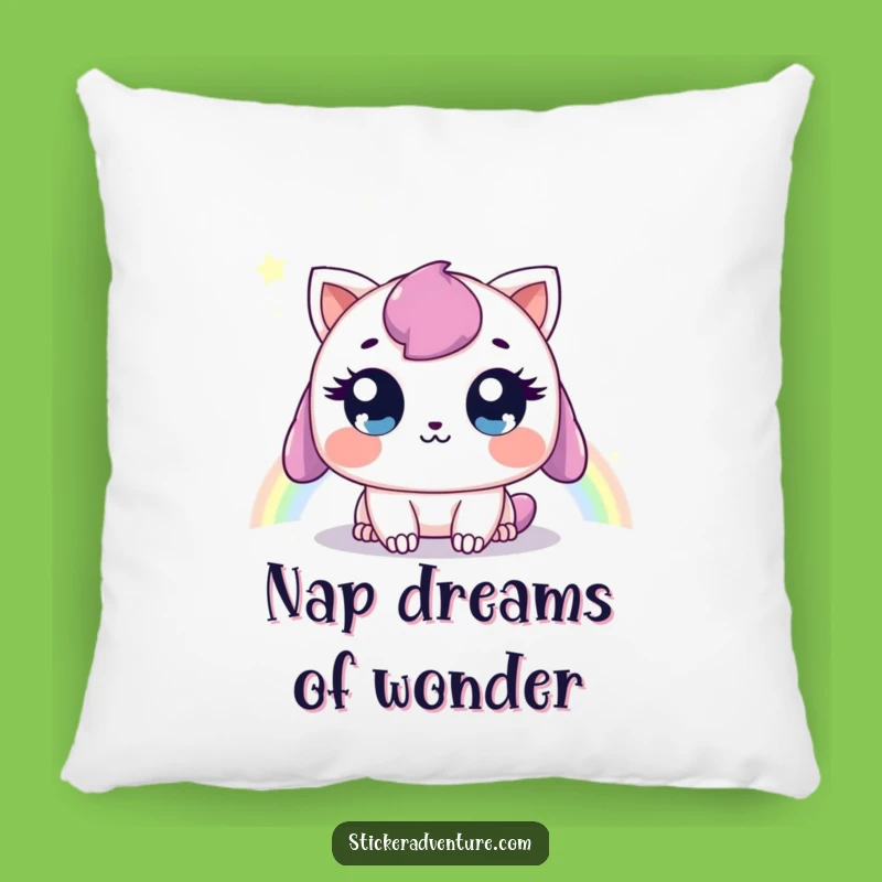 Funny Creature Rainbow Pillow: Snuggle Up with Funny, Dreamy Comfort