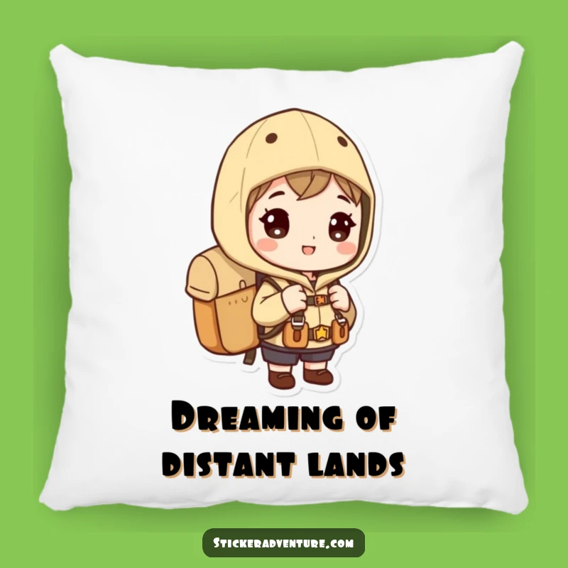 Funny Exploration Pillow - Comedic Comfort & Travel Gift