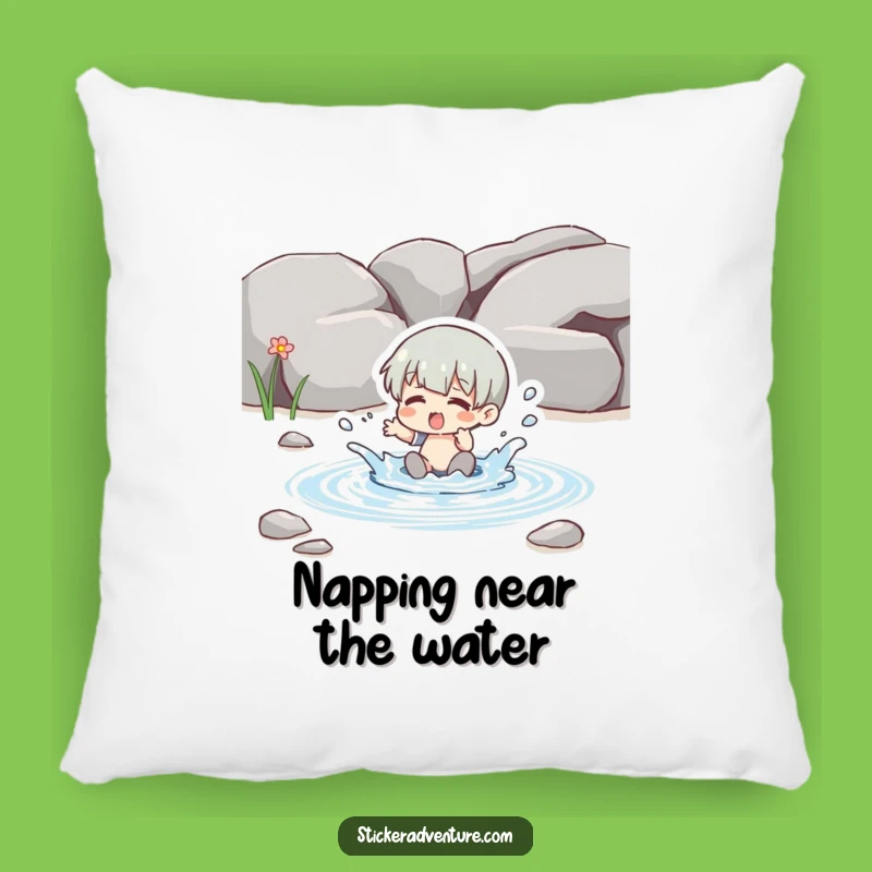 Funny Splashing Stream Pillow - Comedic Comfort & Water Gift