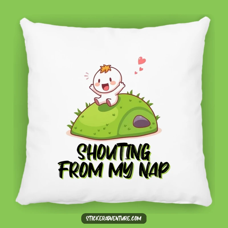 Funny Hill Slide Pillow: Comfy Cushion for Joyful Souls