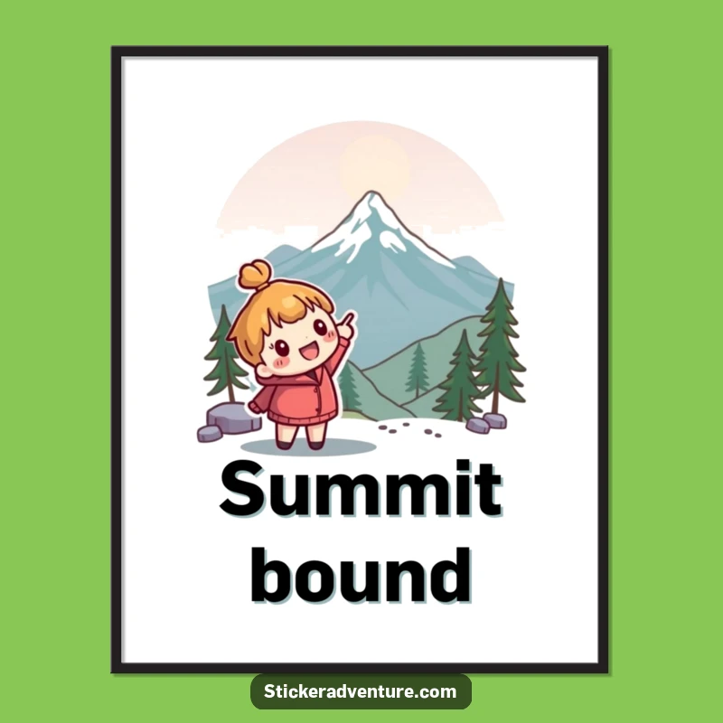 Funny Adventure Digital Art - Instant Download Character Print