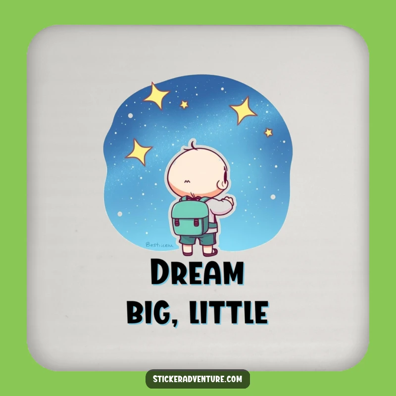 Kawaii Starry Sky Coaster: Celestial Charm, a Small Funny Gift