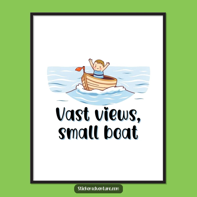 Funny Ocean Voyager Poster: Bring the Sea's Humor Home