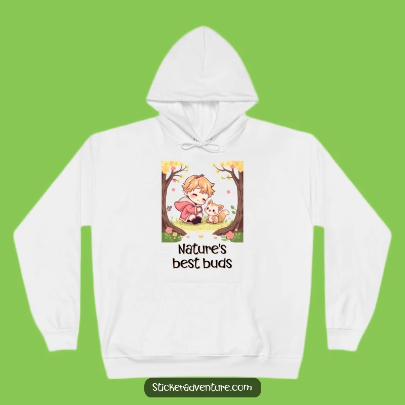 Funny Woodland Creature Hoodie: Playful Character Cozy Nature Gift