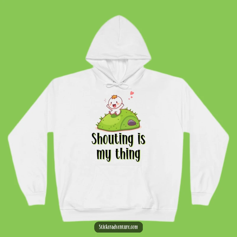 Funny Hill Slide Hoodie: Cozy Up with Gleeful Fun, a Hilarious Gift
