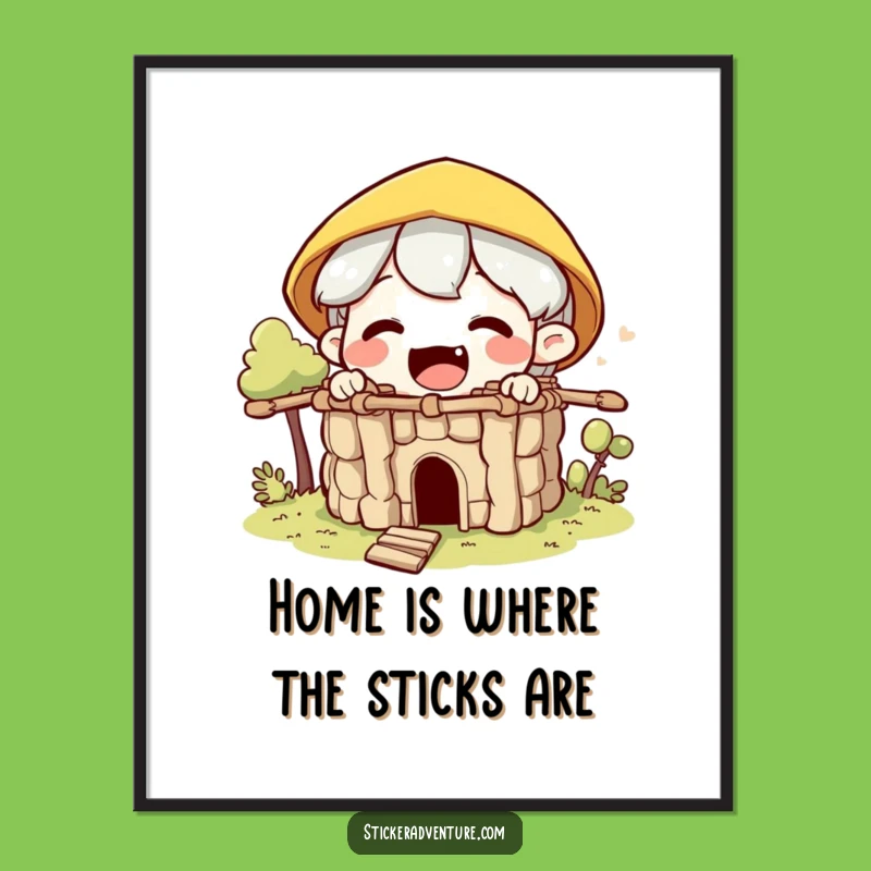 Free Printable Fort Builder Wall Art - Funny Downloadable Decor for Adventurous Spaces