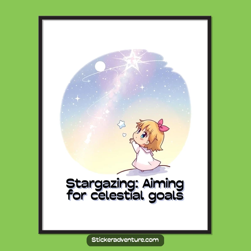 Funny Free Printable Wall Art: Starlit Sky - Downloadable Art for Home Decor