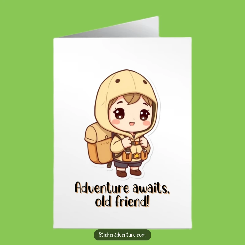 Free Printable Birthday Card: Adventure Awaits - Explorer's Birthday Fun!