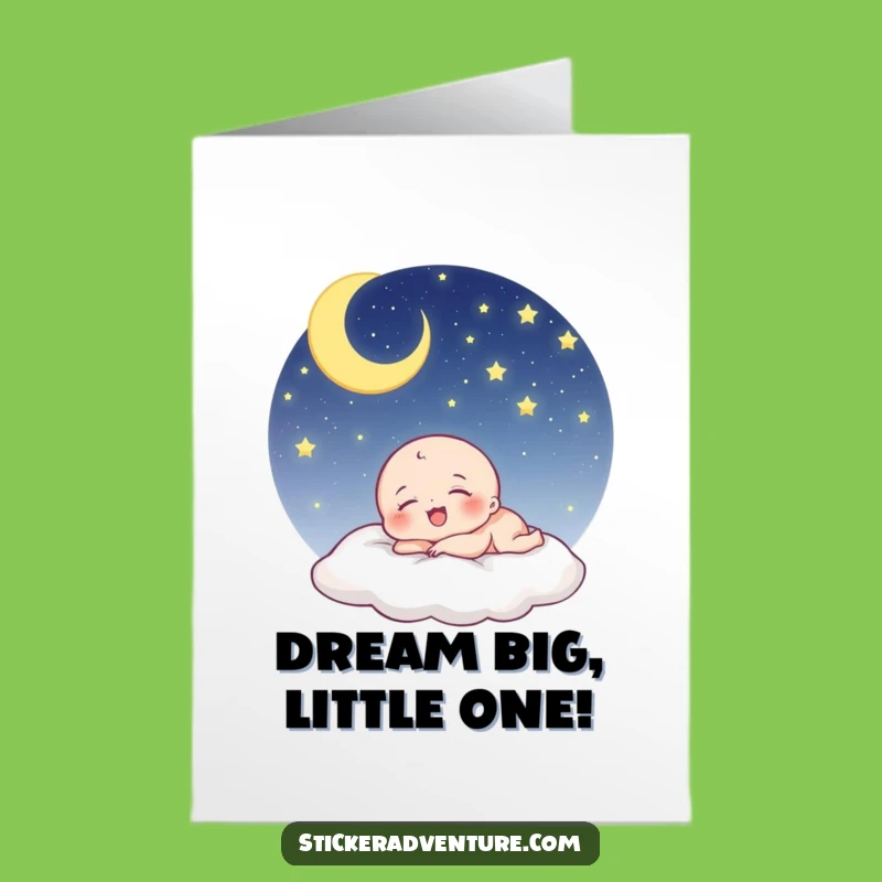Free Printable Funny Birthday Card: Sleeping Laugher - Dreamy Downloadable Joy