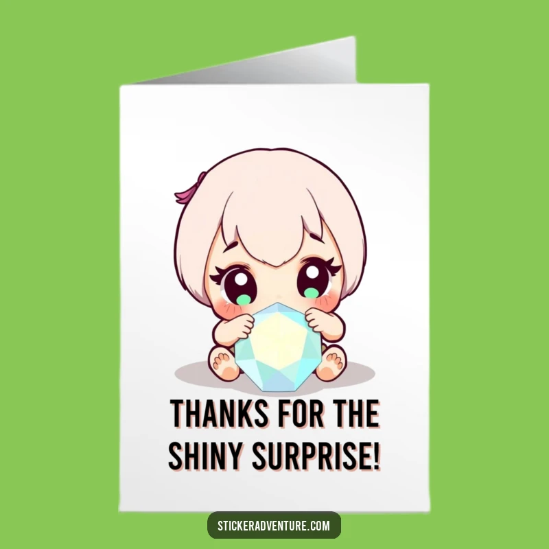 Free Printable Thank You Card: Funny Gem Discovery - Downloadable Appreciation Gift