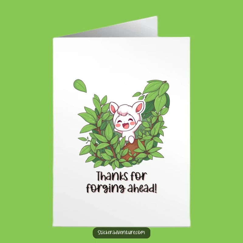 Hilarious Free Printable Thank You Card: Foliage Explorer, Perfect DIY