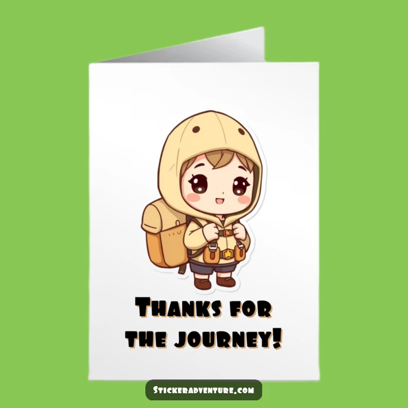 Free Printable Thank You Card: Explorer's Gratitude - Adventure Thanks!