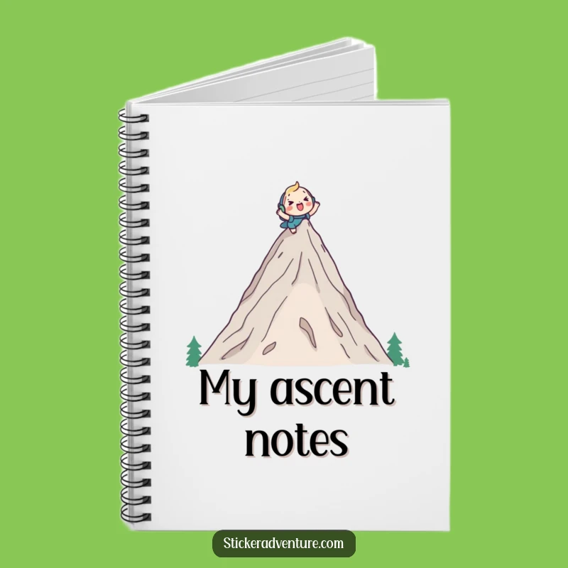 Funny Mountain Climber Notebook: Jot Down Your Summit Plans