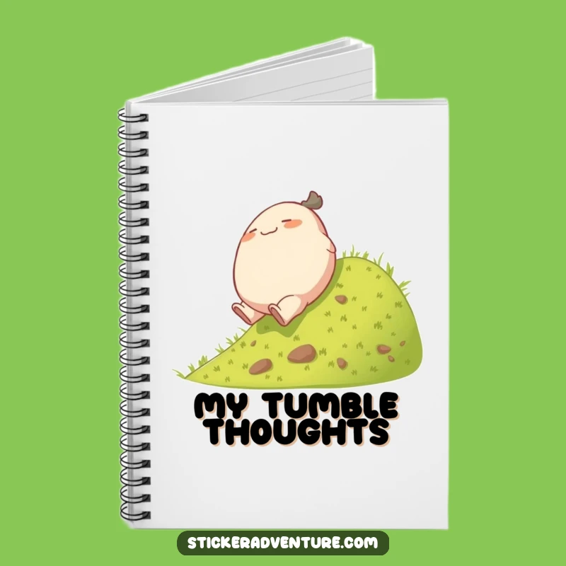 Funny Rolling Character Notebook: Jot Down Ideas with Playful Tumbles