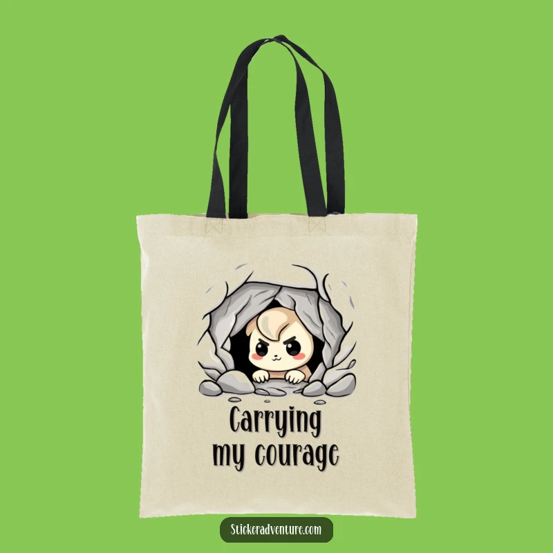 Funny Cave Explorer Tote Bag: Carry Your Courage (and Snacks)